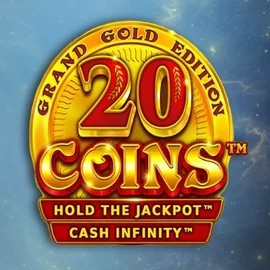 20 Coins Grand Gold Edition logo by Wazdan at CrownPlay Casino