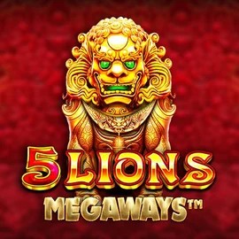 5 Lions Megaways by Pragmatic Play, showcased at crownsplaycasino.com – game logo