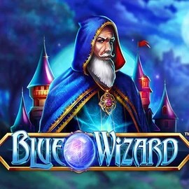 Official Slots logo: Blue Wizard by Quickspin at CrownPlay Casino
