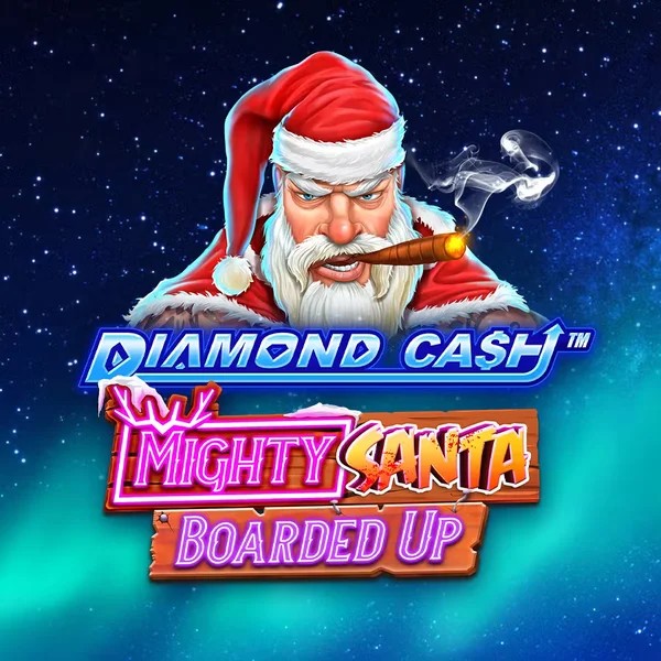 Play Diamond Cash Mighty Santa Boarded Up slot by Greentube on crownsplaycasino.com