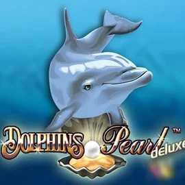 Slots logo of Dolphins Pearl Deluxe from Novomatic at CrownPlay Casino