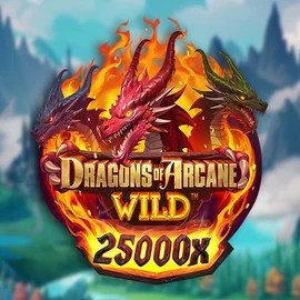 Dragons of Arcane Wild by Foxium, showcased at crownsplaycasino.com – game logo