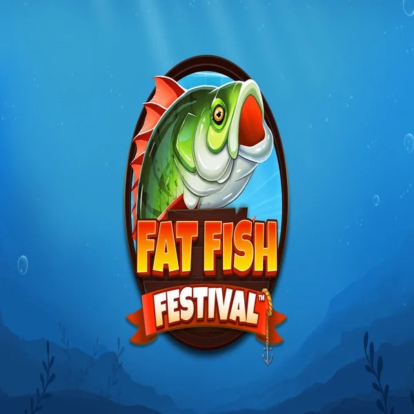 Enjoy Fat Fish Festival by Wishbone Games – logo hosted on crownsplaycasino.com