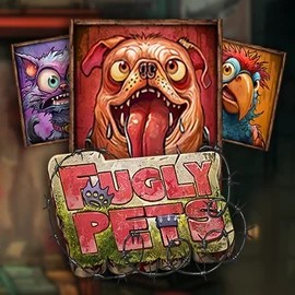 Official Slots logo: Fugly Pets by Stakelogic at CrownPlay Casino