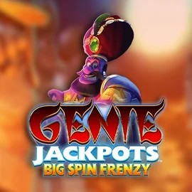 Enjoy Genie Jackpots: Big Spin Frenzy by Blueprint Gaming – logo hosted on crownsplaycasino.com