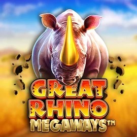 Official Slots logo: Great Rhino Megaways by Pragmatic Play at CrownPlay Casino