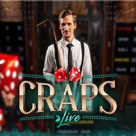 Live Craps logo – Live Casino by Evolution at CrownPlay Casino