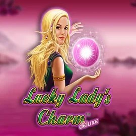 Lucky Ladys Charm Deluxe slot logo by Greentube at CrownPlay Casino