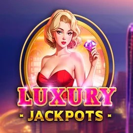 Luxury Jackpots logo by Triple Cherry at CrownPlay Casino