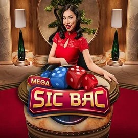 Mega Sic Bac slot logo by Pragmatic Play at CrownPlay Casino