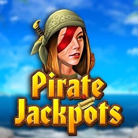 Pirate Jackpots slot logo by Belatra Games at CrownPlay Casino