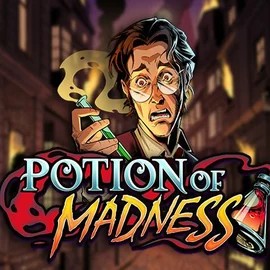 Potion of Madness by Play'n GO, showcased at crownsplaycasino.com – game logo