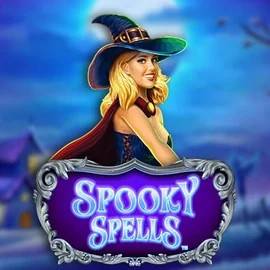 Spooky Spells logo by Novomatic CrownPlay Casino