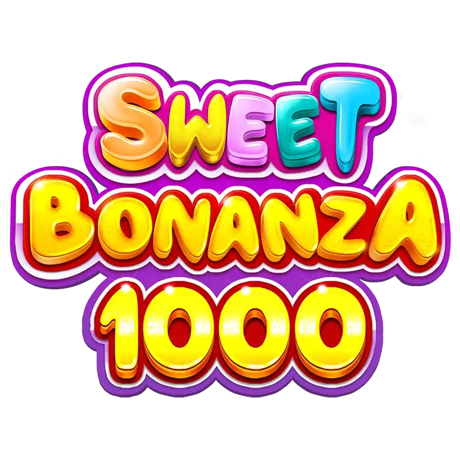 Sweet Bonanza 1000 casino game by Pragmatic Play – featured logo at CrownPlay Casino