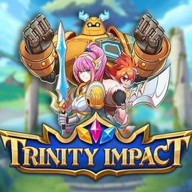 Trinity Impact slot logo by Play'n GO at CrownPlay Casino